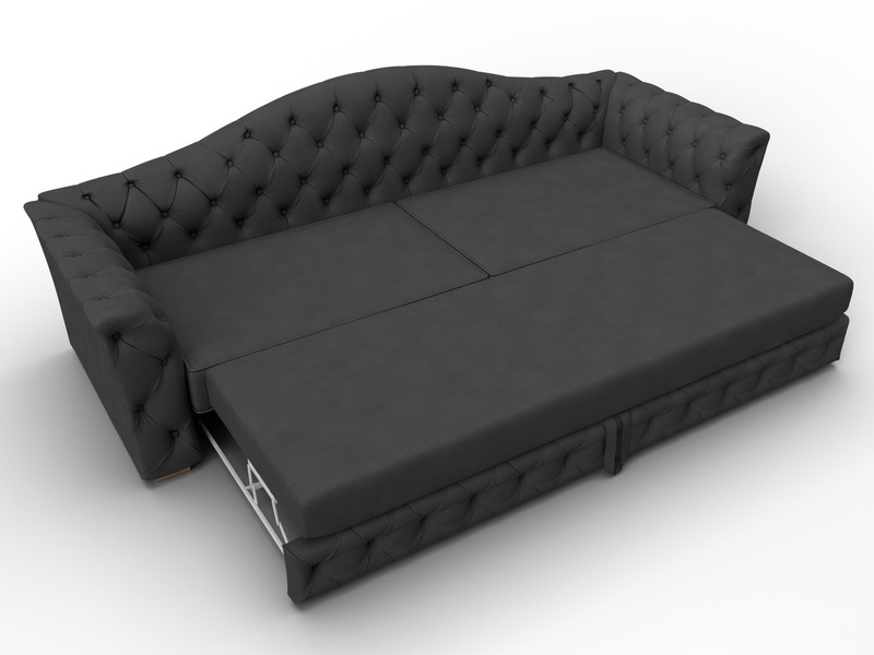 Диван прямой Артис, Замша, JOLY 08 коричневый