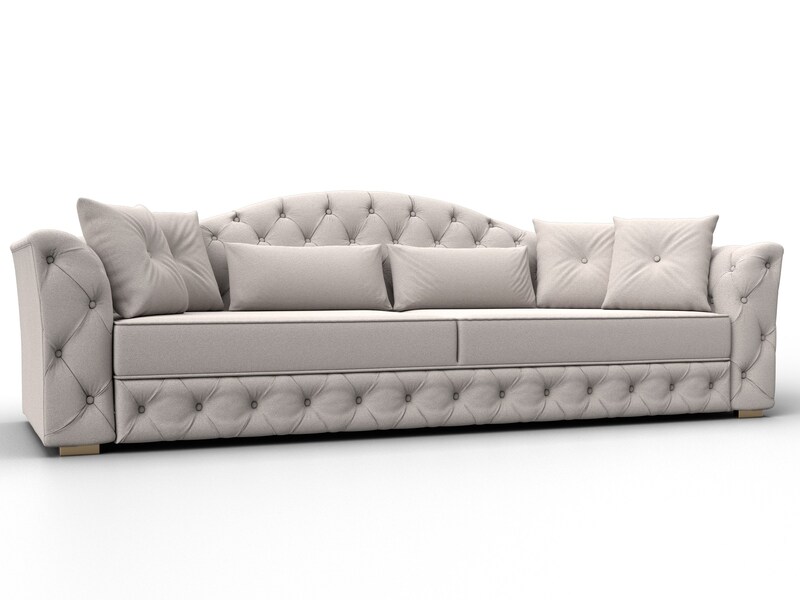 Диван прямой Артис, Замша, JOLY 05 бежевый