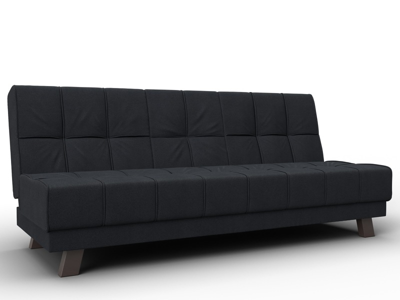 Диван прямой Винсент, Замша, JOLY 16 темно-серый