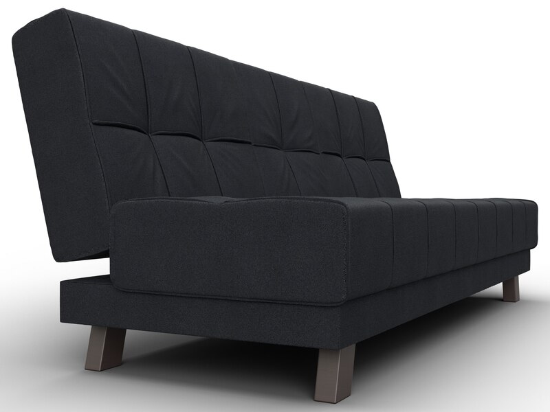 Диван прямой Винсент, Замша, JOLY 16 темно-серый