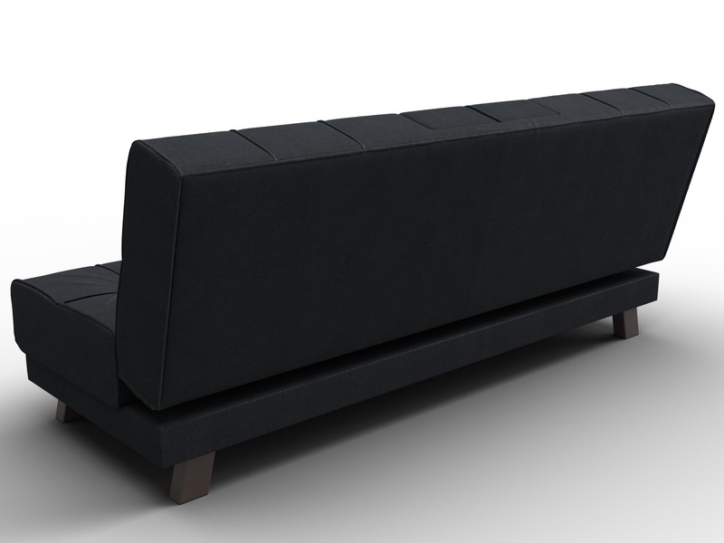 Диван прямой Винсент, Замша, JOLY 16 темно-серый