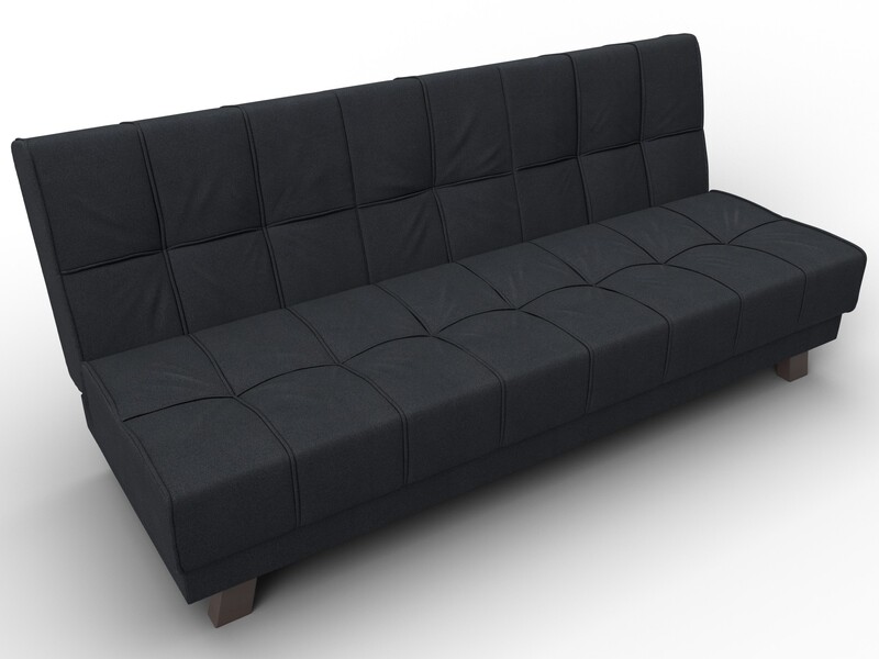 Диван прямой Винсент, Замша, JOLY 16 темно-серый