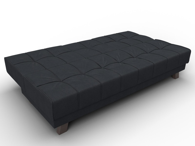 Диван прямой Винсент, Замша, JOLY 16 темно-серый