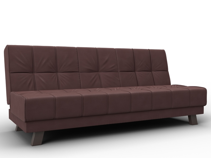 Диван прямой Винсент, Замша, JOLY 09 бордовый