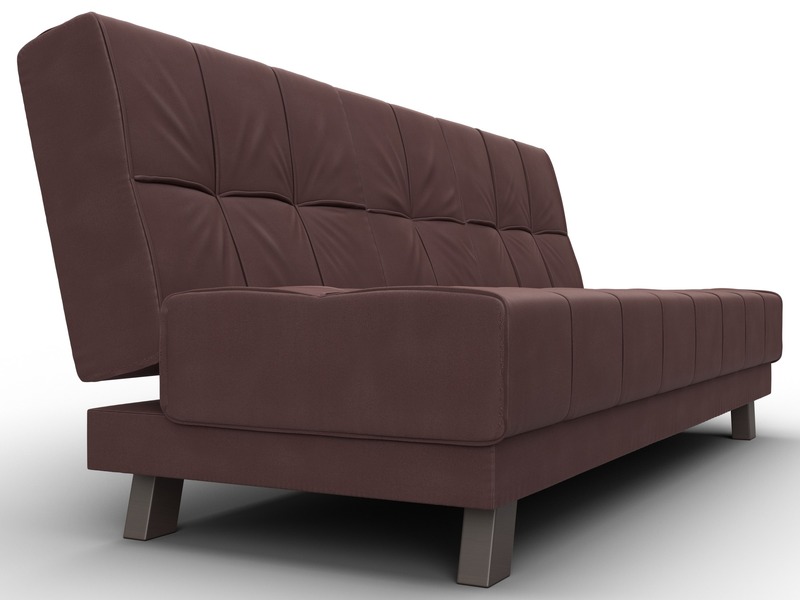 Диван прямой Винсент, Замша, JOLY 09 бордовый