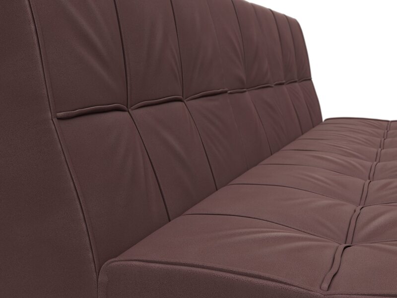 Диван прямой Винсент, Замша, JOLY 09 бордовый