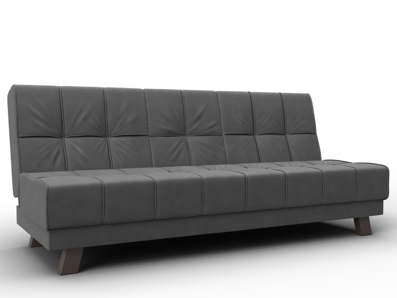 Диван прямой Винсент, Замша, JOLY 13 серый