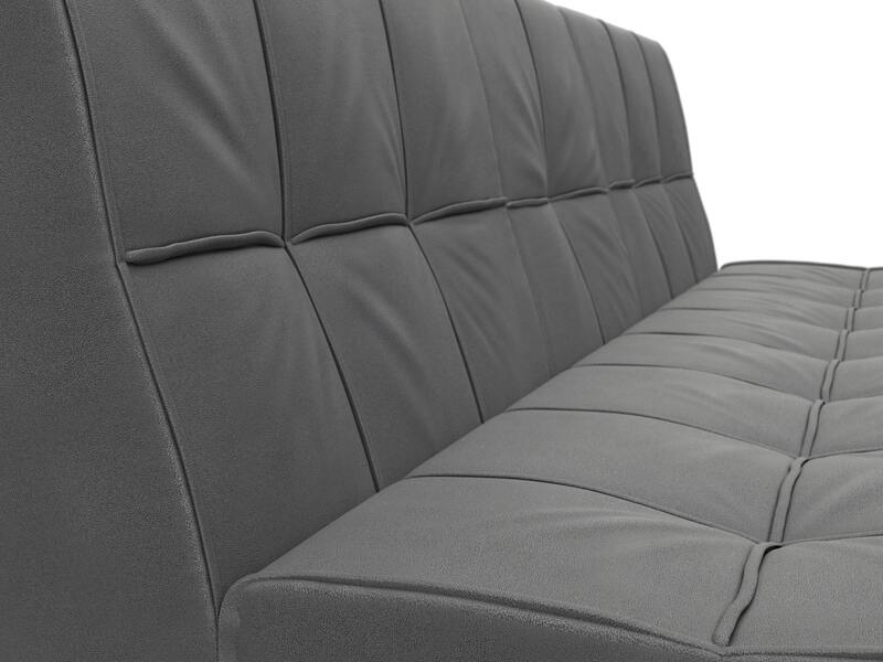 Диван прямой Винсент, Замша, JOLY 13 серый