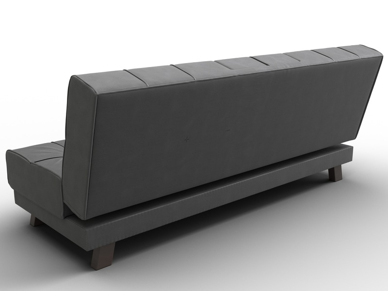 Диван прямой Винсент, Замша, JOLY 13 серый