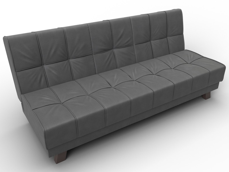 Диван прямой Винсент, Замша, JOLY 13 серый