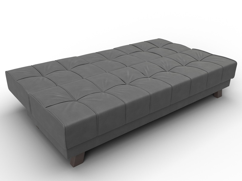 Диван прямой Винсент, Замша, JOLY 13 серый