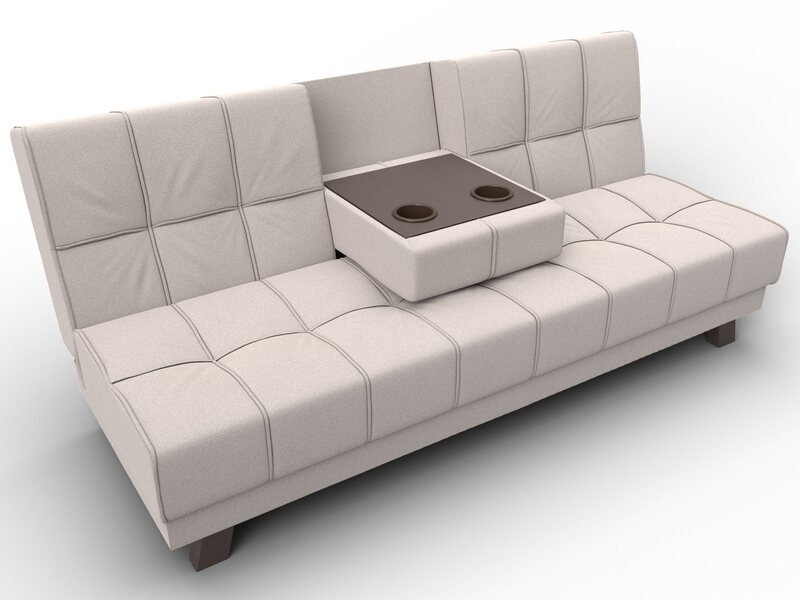 Диван прямой Винсент, Замша, JOLY 05 бежевый