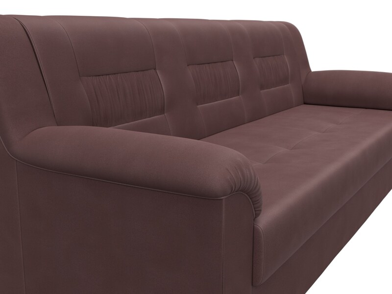 Диван прямой Карелия, Замша, JOLY 09 бордовый
