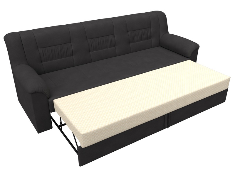 Диван прямой Карелия, Замша, JOLY 08 коричневый