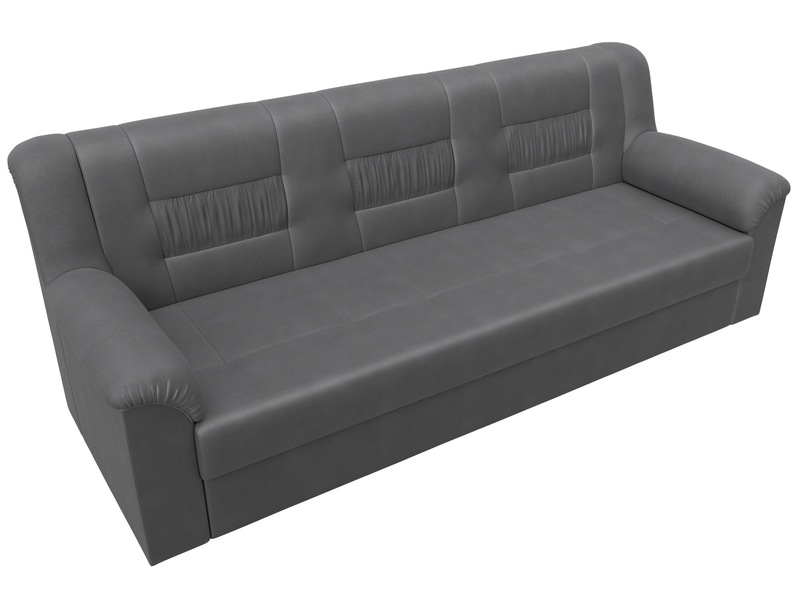 Диван прямой Карелия, Замша, JOLY 13 серый