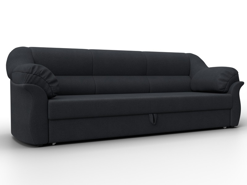 Диван прямой Карнелла, Замша, JOLY 16 темно-серый