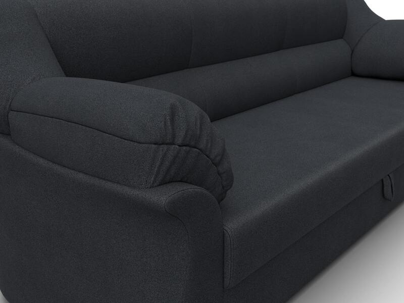 Диван прямой Карнелла, Замша, JOLY 16 темно-серый