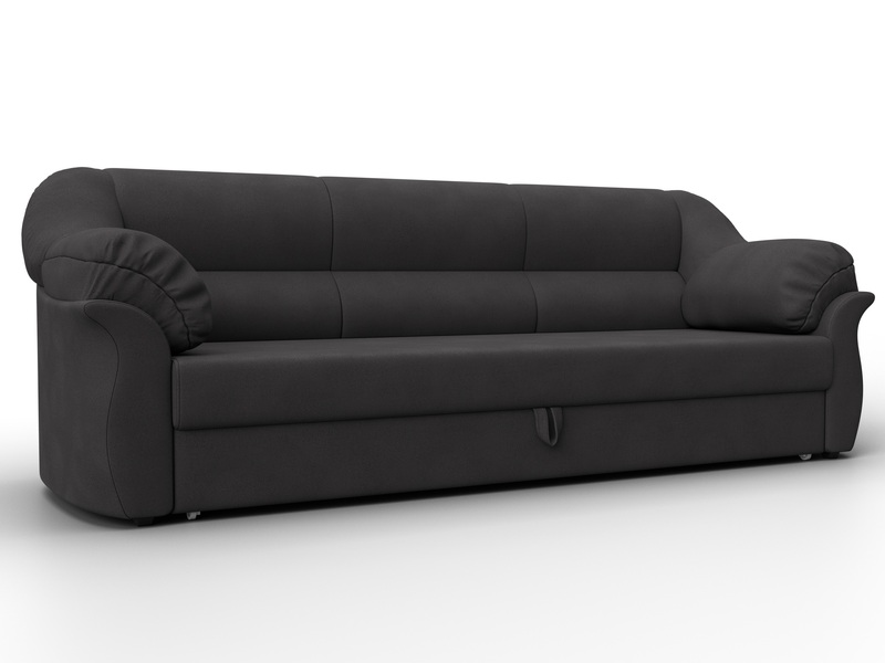 Диван прямой Карнелла, Замша, JOLY 08 коричневый