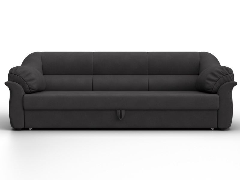 Диван прямой Карнелла, Замша, JOLY 08 коричневый