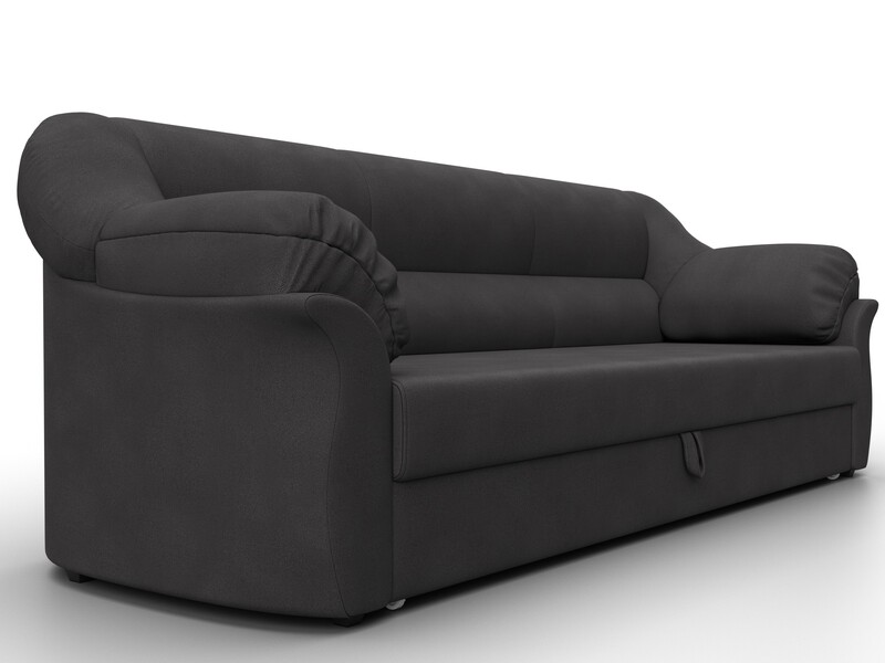 Диван прямой Карнелла, Замша, JOLY 08 коричневый