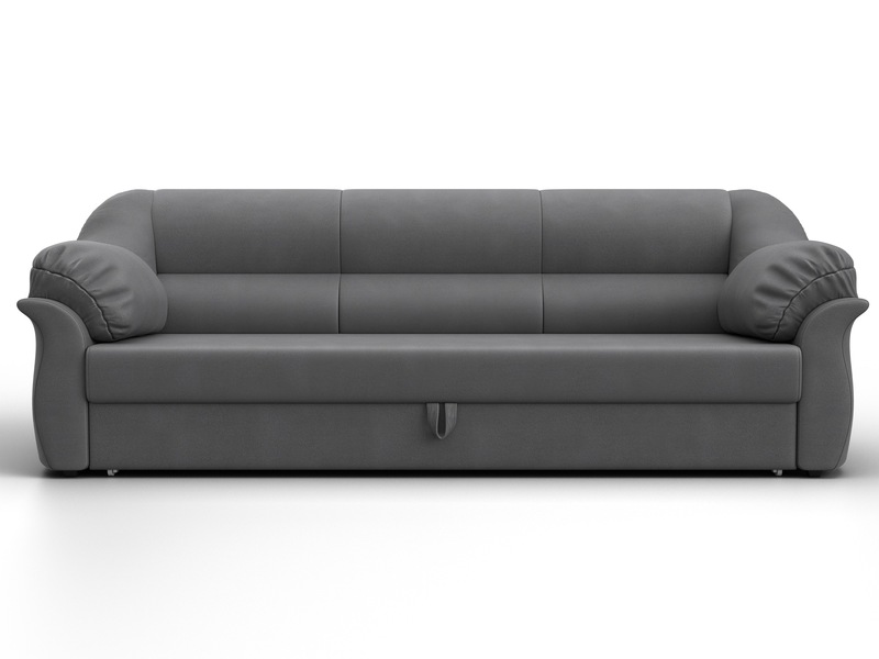 Диван прямой Карнелла, Замша, JOLY 13 серый