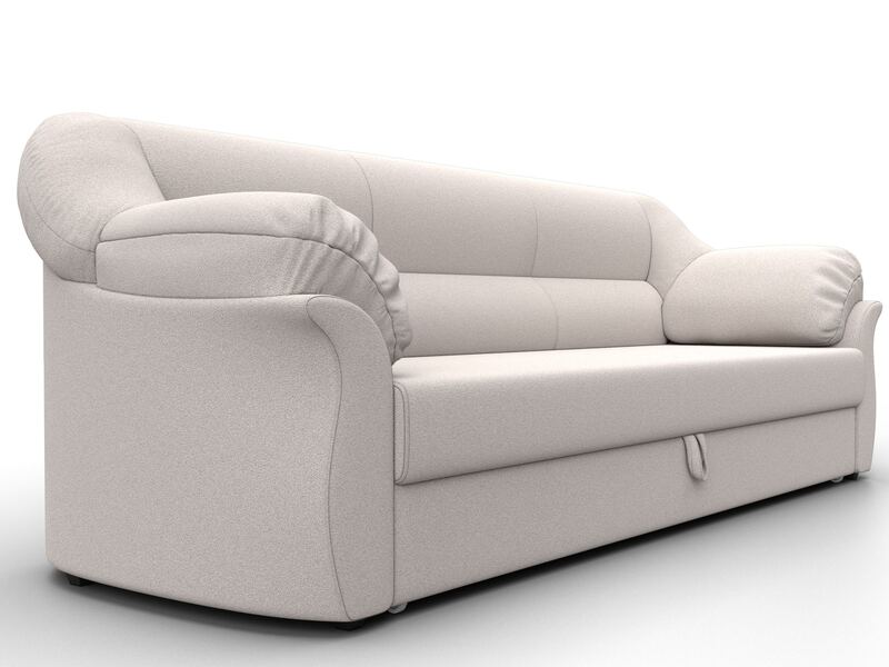 Диван прямой Карнелла, Замша, JOLY 05 бежевый