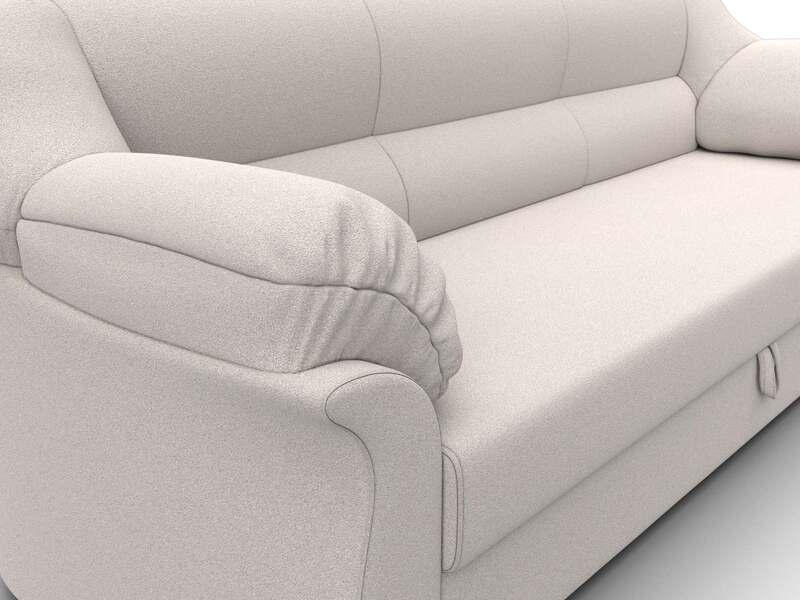 Диван прямой Карнелла, Замша, JOLY 05 бежевый