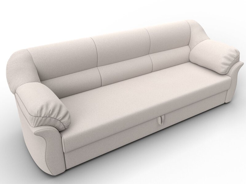 Диван прямой Карнелла, Замша, JOLY 05 бежевый