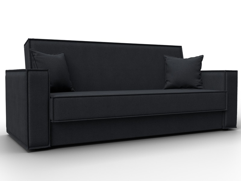 Диван-книжка Куба, Замша, JOLY 16 темно-серый