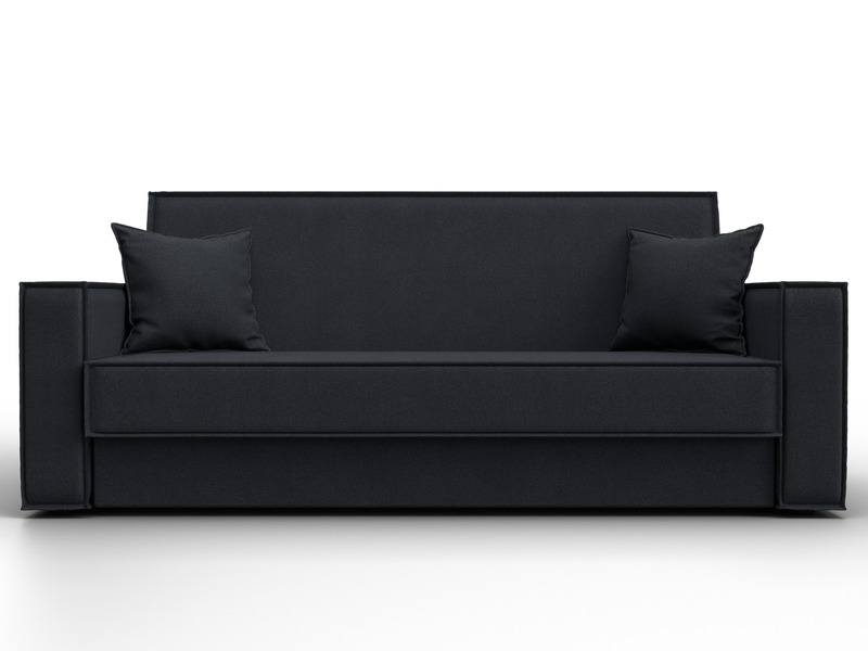 Диван-книжка Куба, Замша, JOLY 16 темно-серый