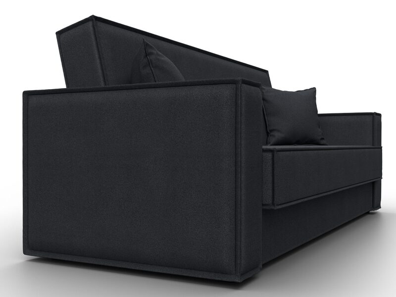 Диван-книжка Куба, Замша, JOLY 16 темно-серый