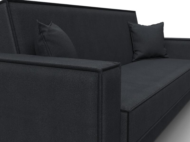 Диван-книжка Куба, Замша, JOLY 16 темно-серый