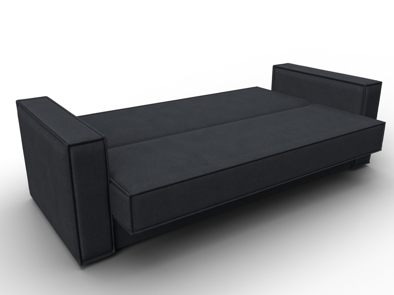 Диван-книжка Куба, Замша, JOLY 16 темно-серый