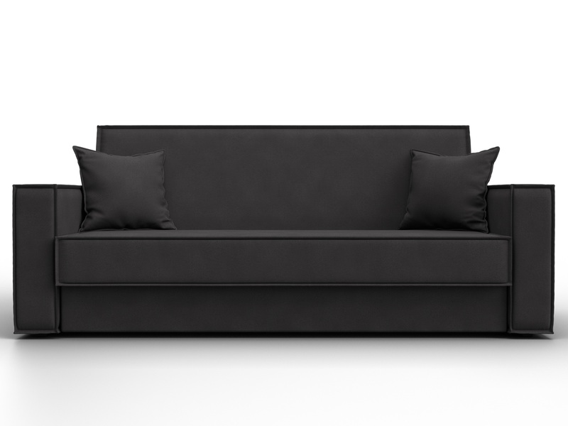 Диван-книжка Куба, Замша, JOLY 08 коричневый