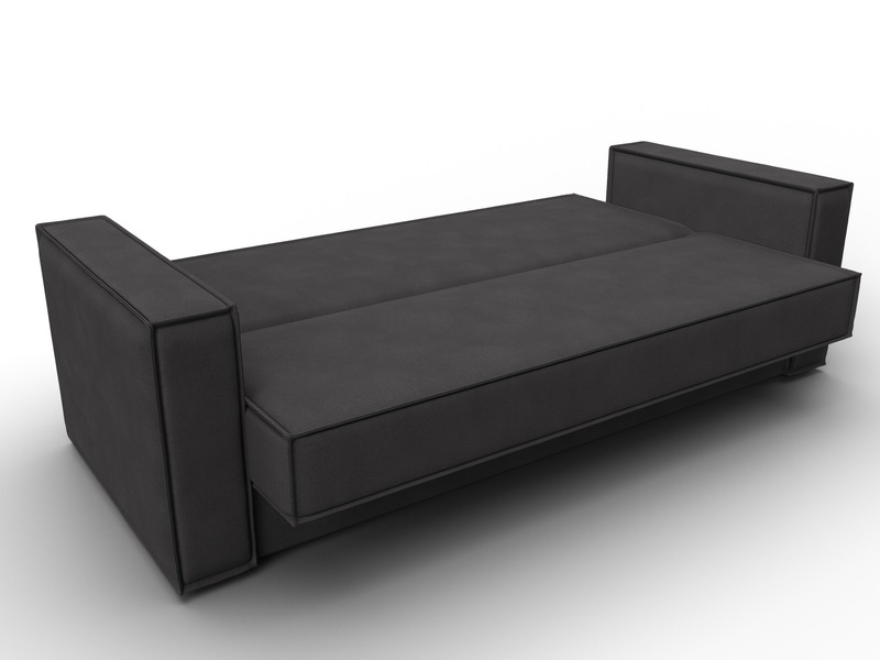 Диван-книжка Куба, Замша, JOLY 08 коричневый