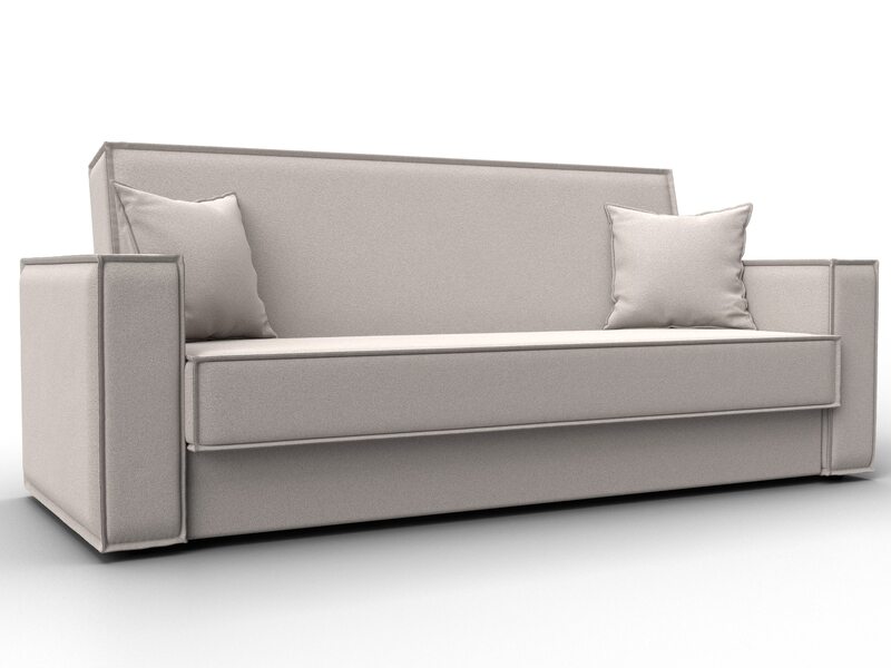 Диван-книжка Куба, Замша, JOLY 05 бежевый