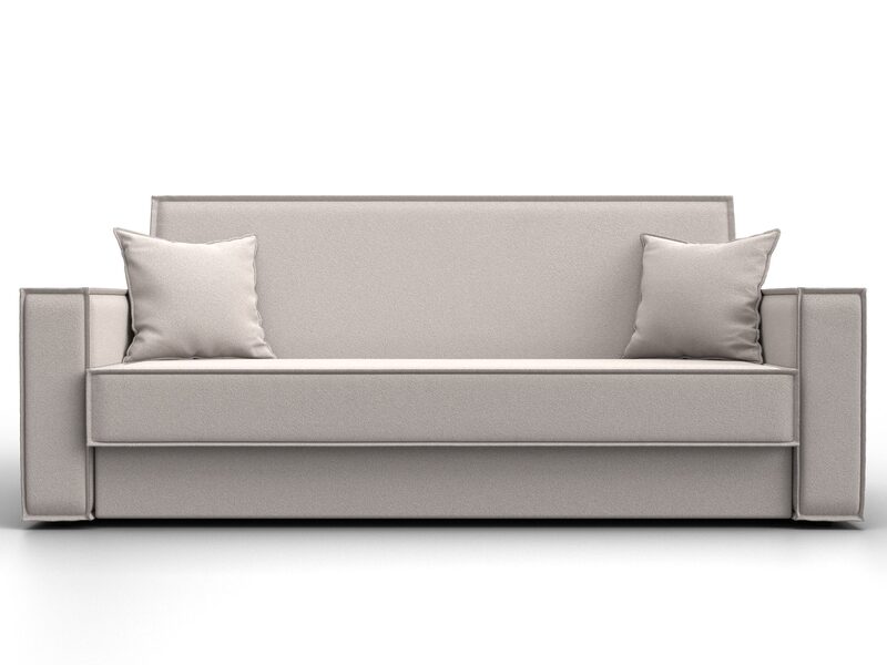 Диван-книжка Куба, Замша, JOLY 05 бежевый