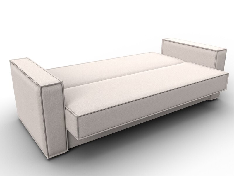 Диван-книжка Куба, Замша, JOLY 05 бежевый