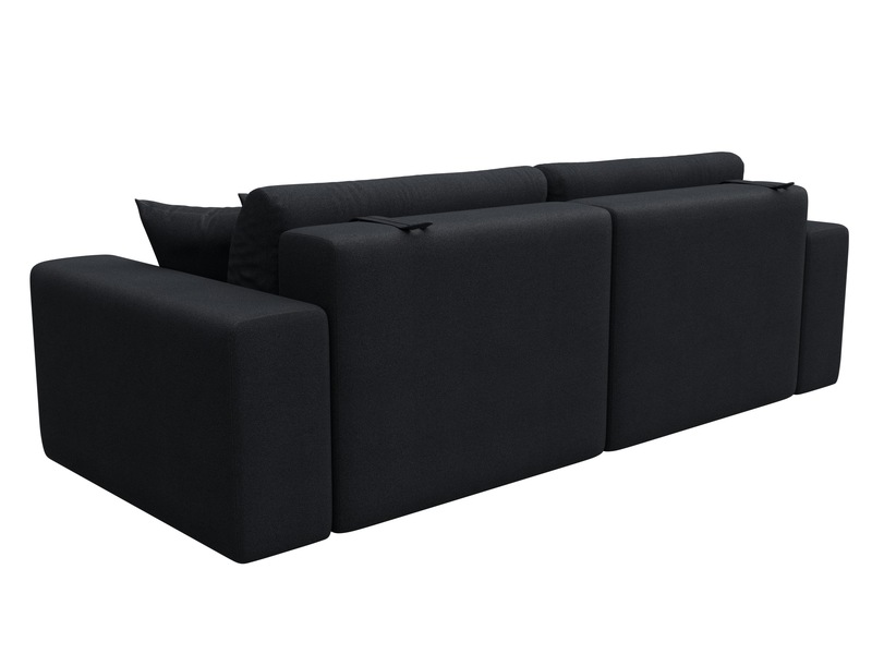 Диван прямой Лига-036 НПБ Классик, Замша, JOLY 16 темно-серый