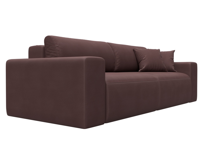 Диван прямой Лига-036 НПБ Классик, Замша, JOLY 09 бордовый