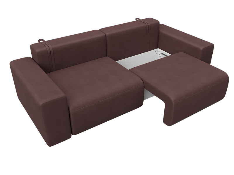 Диван прямой Лига-036 НПБ Классик, Замша, JOLY 09 бордовый