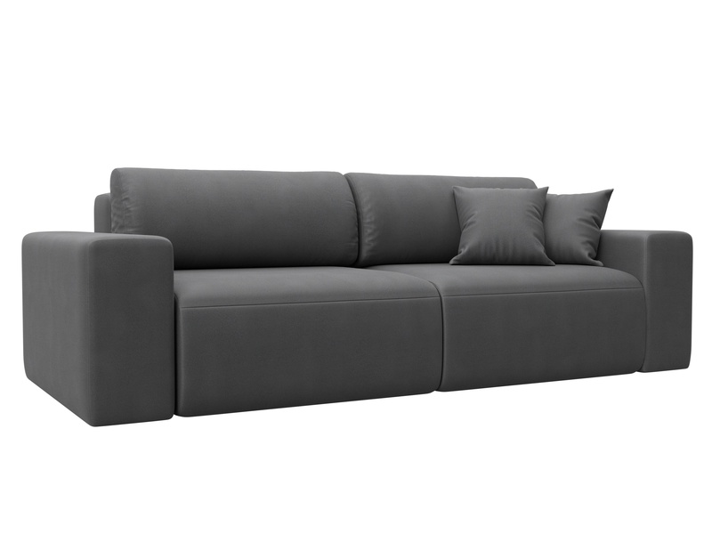 Диван прямой Лига-036 НПБ Классик, Замша, JOLY 13 серый