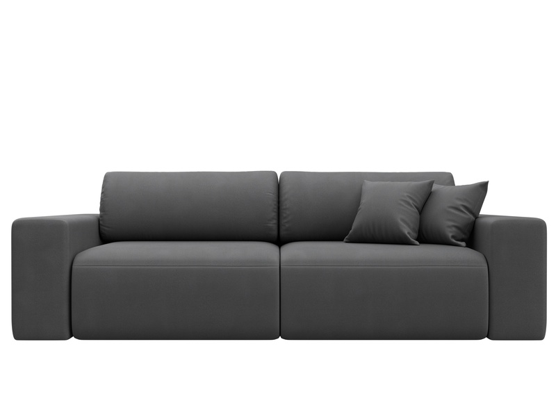 Диван прямой Лига-036 НПБ Классик, Замша, JOLY 13 серый