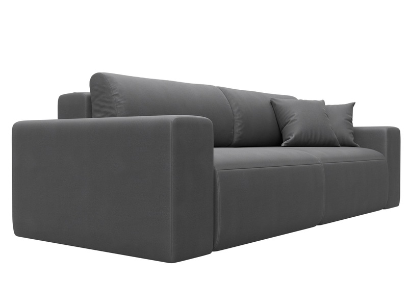 Диван прямой Лига-036 НПБ Классик, Замша, JOLY 13 серый