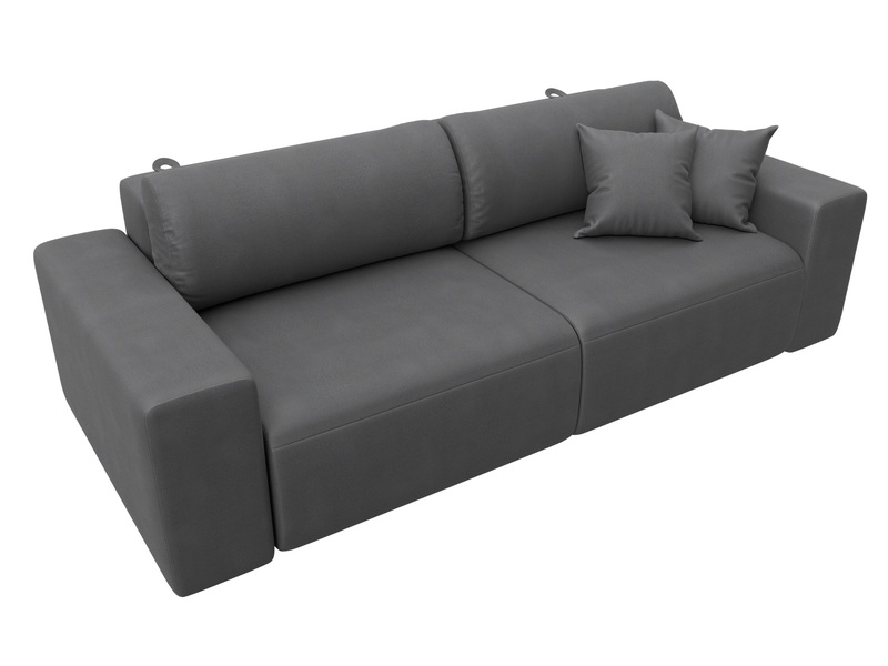 Диван прямой Лига-036 НПБ Классик, Замша, JOLY 13 серый