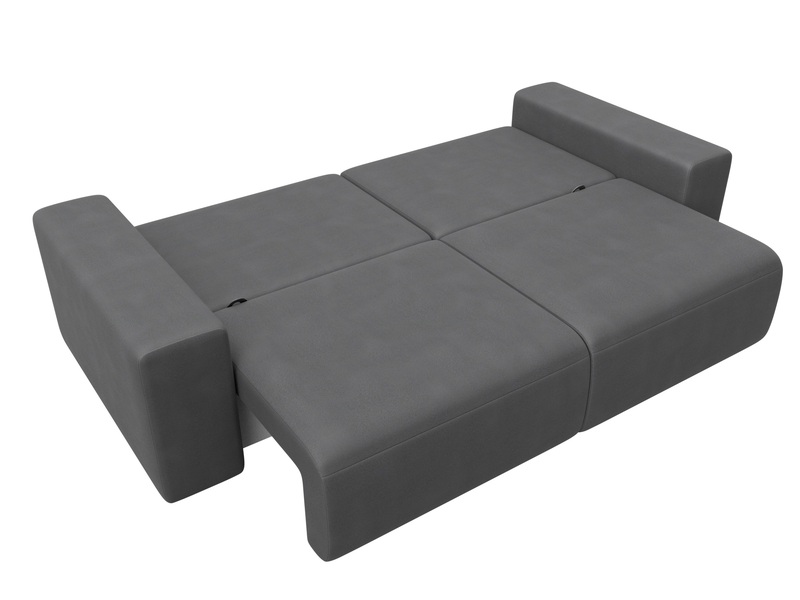 Диван прямой Лига-036 НПБ Классик, Замша, JOLY 13 серый