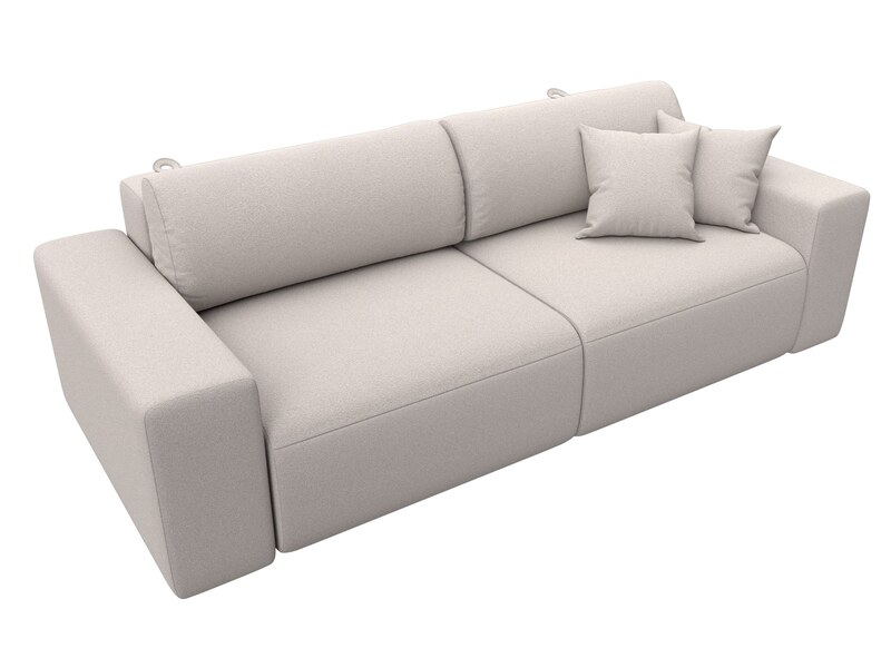 Диван прямой Лига-036 НПБ Классик, Замша, JOLY 05 бежевый