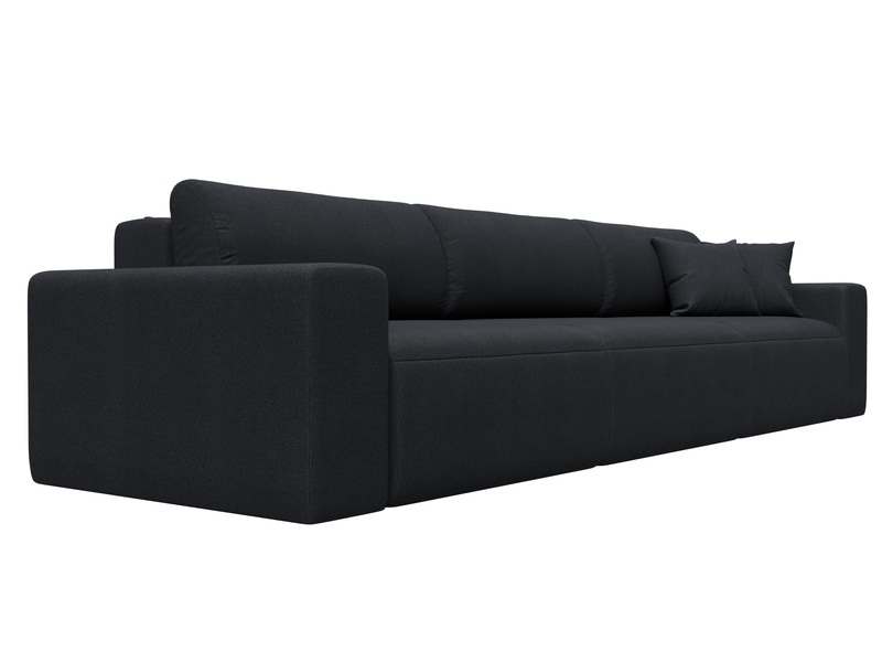 Диван прямой Лига-036 НПБ Классик Лонг, Замша, JOLY 16 темно-серый