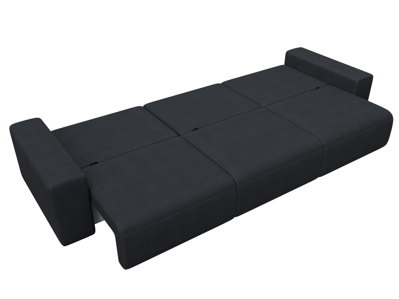 Диван прямой Лига-036 НПБ Классик Лонг, Замша, JOLY 16 темно-серый