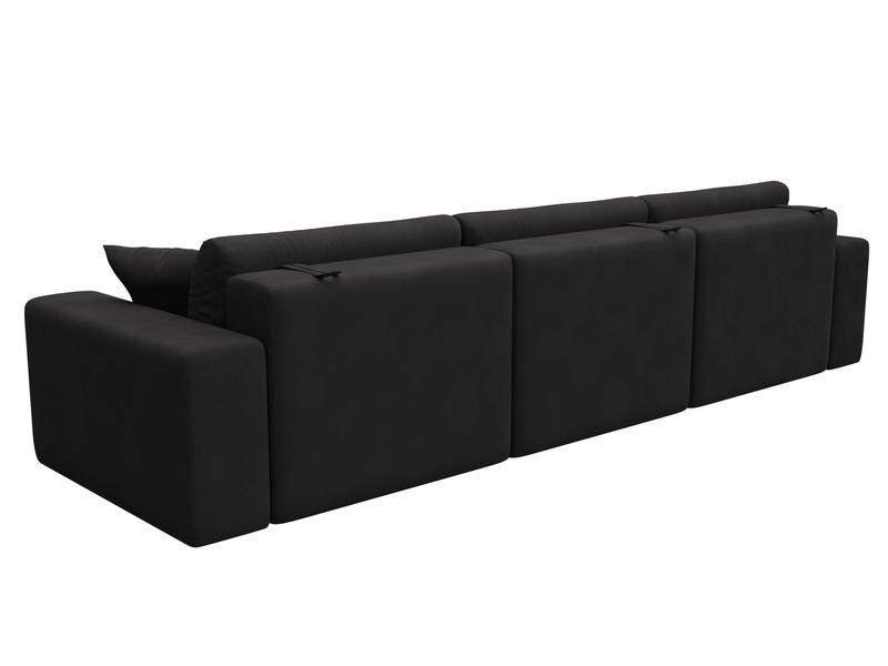 Диван прямой Лига-036 НПБ Классик Лонг, Замша, JOLY 08 коричневый